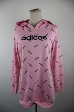 ADIDAS VESTITO DONNA TG. 40 / 42 WOMAN CASUAL VINTAGE DRESS ABITO COTONE FELPA