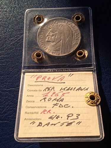 500 lire dante - lire, prova