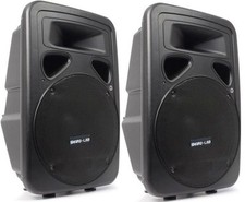 😍 COPPIA CASSE AMPLIFICATE ATTIVE FULL-RANGE 1200W WOOFER 12" 30 CM DJ MONITOR