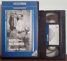 Vhs Napoli Milionaria Film Ita Spettacolo Teatrale Eduardo De Filippo Fonit(V192