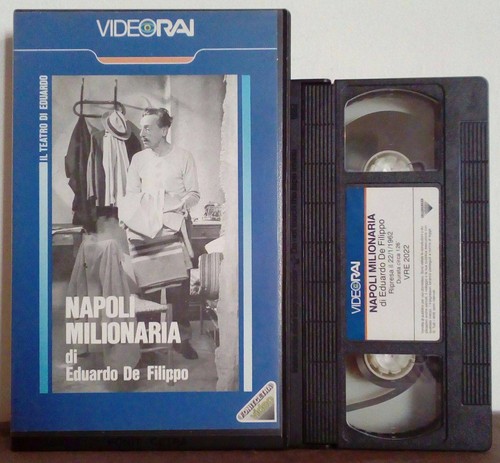 Vhs napoli milionaria film - vhs,