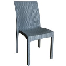 Sedia  plastica grigio cemento