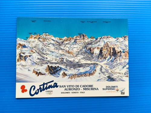 Cartolina cortina ampezzo - cortina, d'ampezzo