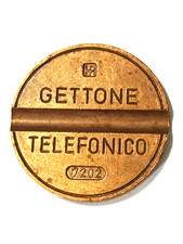 Gettone telefonico IPM 7202 classificato raro R