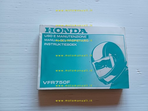 Honda vfr 750 1996 manuale - f,