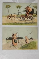 PIG MAIALE-LOTTO 2 CARTOLINE-C61-185