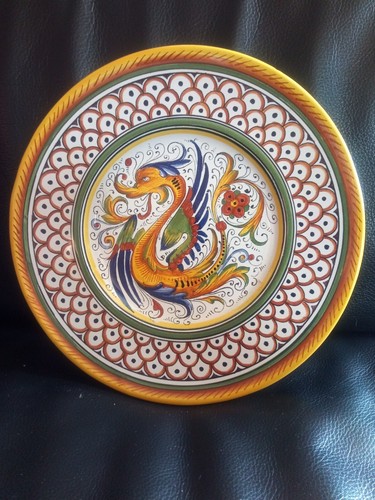 Piatto ceramica deruta vintage - ceramica,