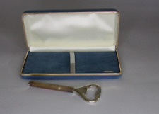 Apribottiglie cavatappi tappi a corona  Argento con scatola originale Vintage