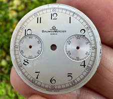 Baume et Mercier Chronograph Vintage Dial originale 30mm per Valjoux 23