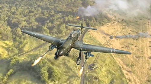 Italeri junker 87 g - 1:48,