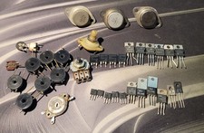 Super Lotto Componenti Elettronica Vintage Transistor Potenz Potenziometri Audio