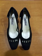 SCARPE DECOLLETE' MELLUSO N. 38 NERE SCAMOSCIATE