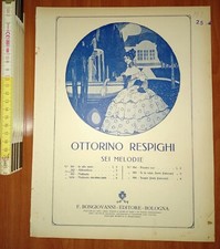 Respighi abbandono canto - respighi, (canto