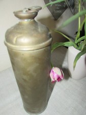 antica bottiglia termica - ottone - shabby - brocante