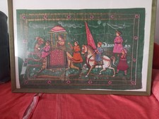 stampa su tela 48x74 Batik Moghul India Nepal Indonesia Asiatica Bali