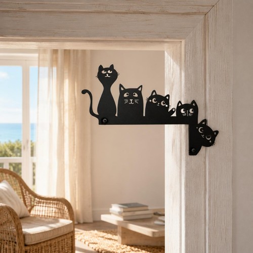 Sagoma gatto angolare facile - sagoma,
