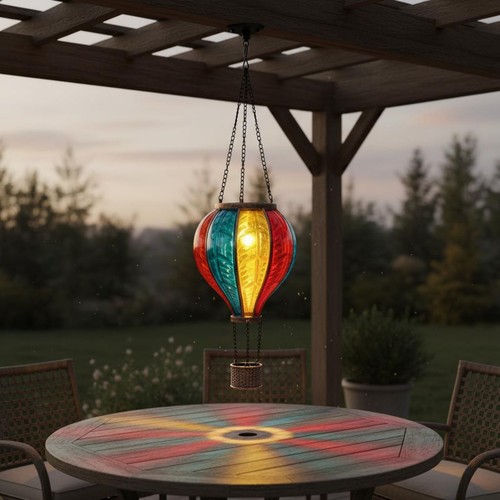 Lampada mongolfiera led luce - lampada,