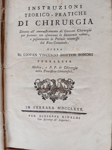 Istruzione teorico pratiche - , di