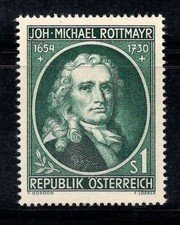 Austria 1954 Michel 1007 nuovo di zecca 100% 1 P, celebrità