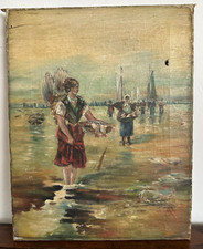 Antico quadro -Olio su tela -