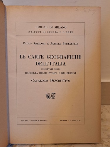 Arrigoni bertarelli carte - bertarelli, le