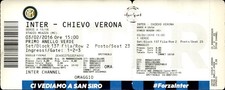 Biglietto stadio Inter -