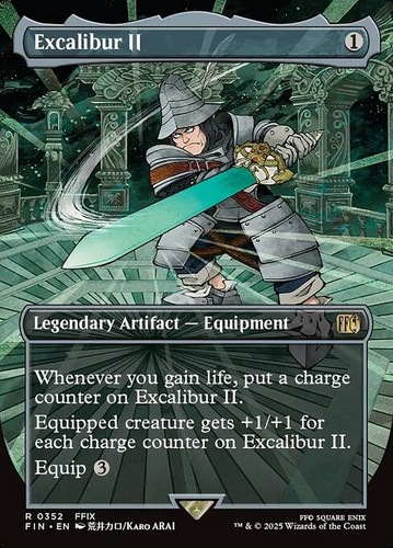 Mtg excalibur 352 foil - mtg,
