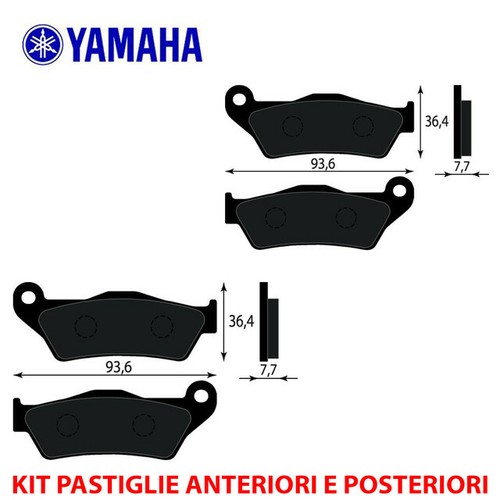 Kit pastiglie freno - pastiglie,