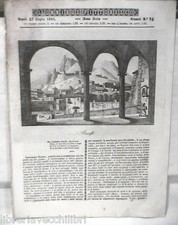 ANTICA STAMPA INCISIONE 1843