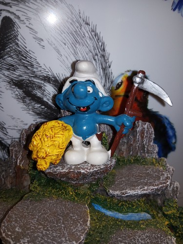 Puffo 1981 mietitore con - puffo,