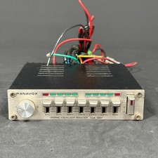 EQUALIZZATORE PANAVOX GRAPHIC EQUALIZER BOOSTER EQB-3007 NOT TESTED