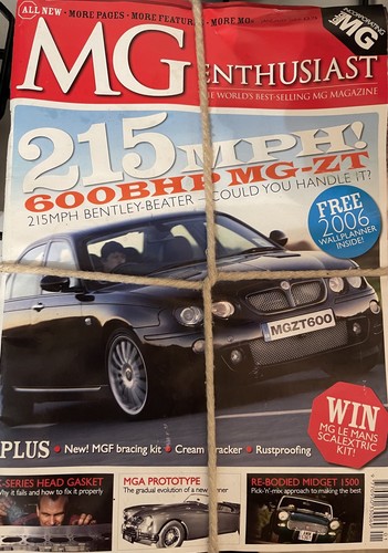 Enthusiast car magazine - mg,