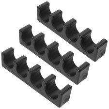 3pcs Self-Adhesive Pool Cue Holder - Wall Mounted Cues Rest Billiard Stick Rack