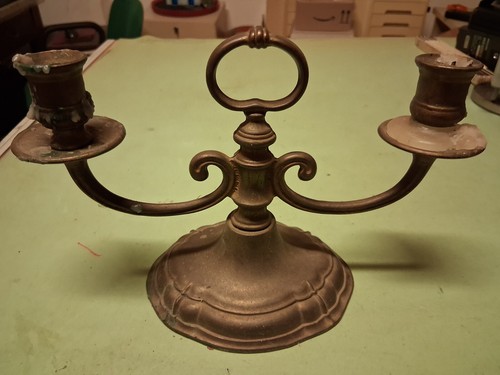 Candelabro vintage ottone - in, a