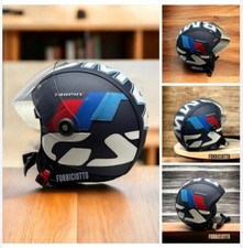 Casco in pelle personalizzato BMW 1300 GS R1300GS S M L XL HELMET TROPHY visiera