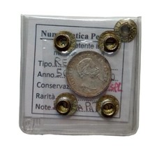 *HH* Moneta 50 centesimi 1860 Firenze Vittorio Emanuele II Re Eletto Savoia SPL
