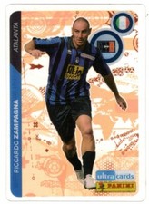 figurina ULTRA CARDS PANINI FOOTBALL STARS 07-08 n121 ATALANTA RICCARDO ZAMPAGNA