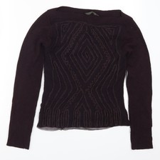 Maglione pullover donna viola