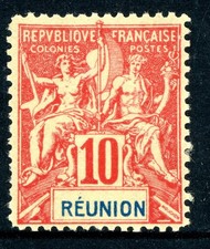 Riunione 1900 Francese 10¢
