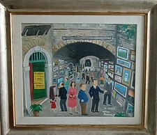 Quadro Naif "El Vigolo" Autore