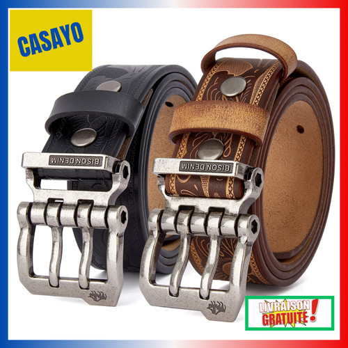 Ceinture homme cuir véritable - homme,
