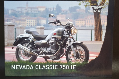 Brochure depliant moto - moto, guzzi