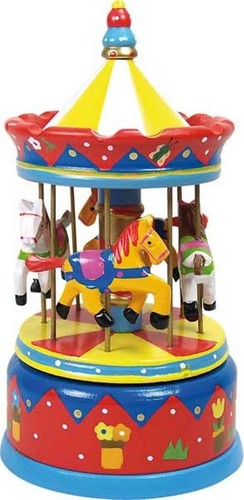 Giostra musicale legno - in,