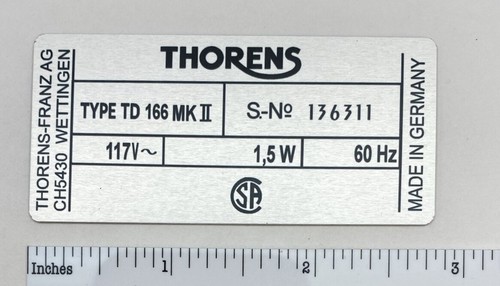 Thorens td166 mkii - td166,