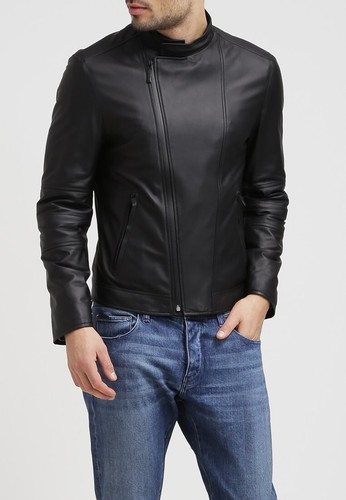 Giacca pelle per moto vera - per,