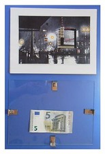 Mosca 1935 piazza Pushkin, Russia URSS Comunismo: quadro cornice vetro 24x18