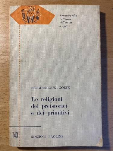 Religioni dei preistorici e - dei,