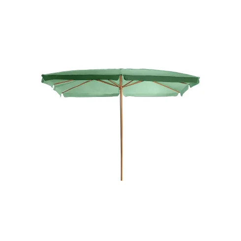 Ombrellone legno 2x3 verde - ombrellone,