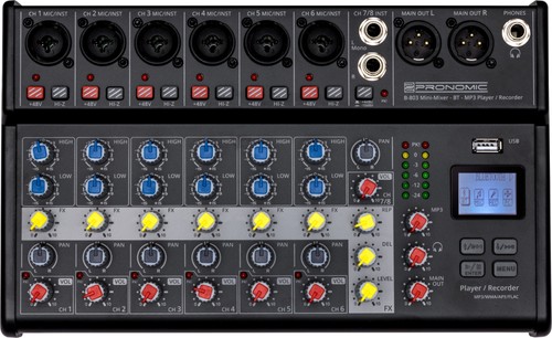 Mini mixer audio canali dj - mini,