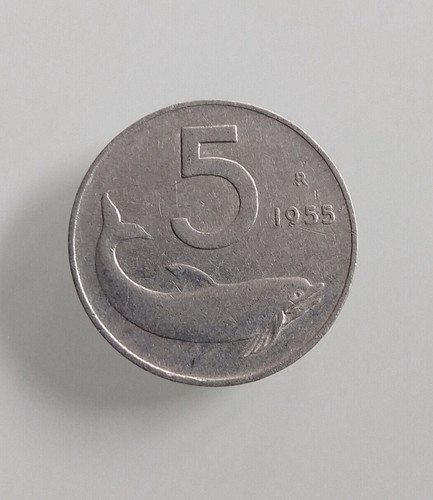 Italia lire 1955 delfino - italia,